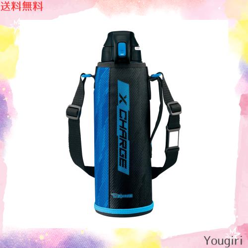 象印マホービン(ZOJIRUSHI) 象印水筒 直飲み スポーツタイプ ステンレスクールボトル 1.5L ブルーストライプ SD-FB15-AJ