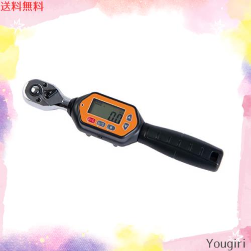 Beslandsデジタルトルクレンチ 1.8-60N・m プリセット 小型トルクレンチ 差込角9.5mm (3/8インチ) 双方向ラチェットヘッド 車 エンジン修