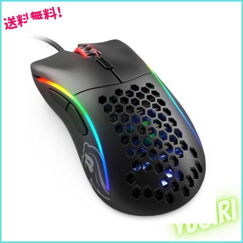 Glorious グロリアス モデルd ゲーミングマウス 有線 マウス エルゴ 小型 RGB 光る 6個プログラムボタン DPI 12 ブラックpc オムロンスイの通販は 6,927円