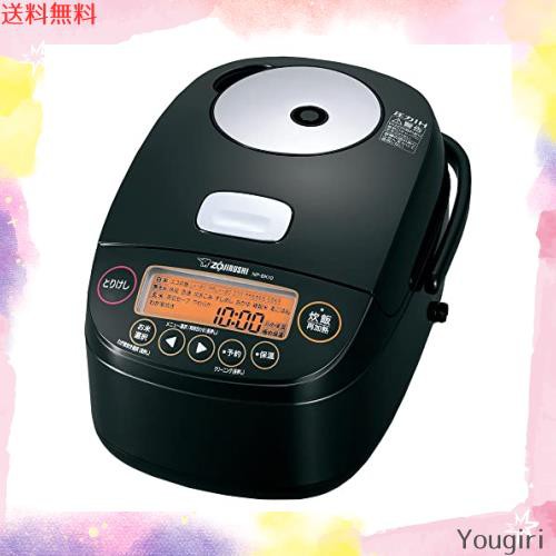 象印マホービン(ZOJIRUSHI) 象印 圧力IH炊飯ジャー（5.5合炊き） ブラック極め炊き NP-BK10-BA