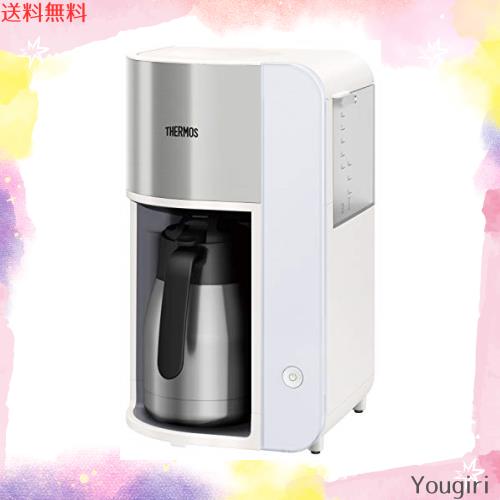 サーモス(THERMOS) 真空断熱ポット コーヒーメーカー 1L ホワイト ECK-1000 WH