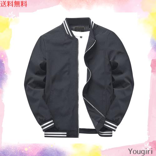 ミリタリージャケット メンズ 春 ジャケット シングルジップ 無地 スタジャン 大きいサイズ 撥水 アウター 作業着ジャンパー かっこいい の通販は 5,596円