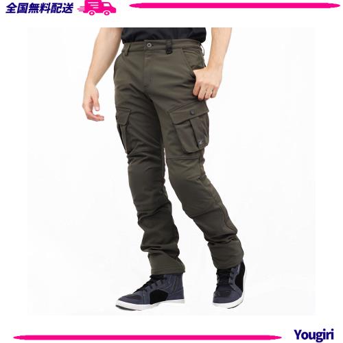 コミネ(KOMINE) バイク プロテクトウインドプルーフウォームカーゴパンツ 2XL Olive 07-926 PK-926