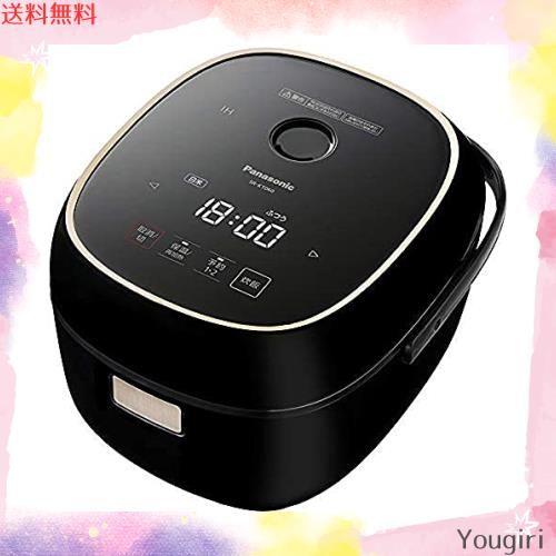 パナソニック 炊飯器 3.5合 一人暮らし IH フラット天面 ブラック SR-KT060-K