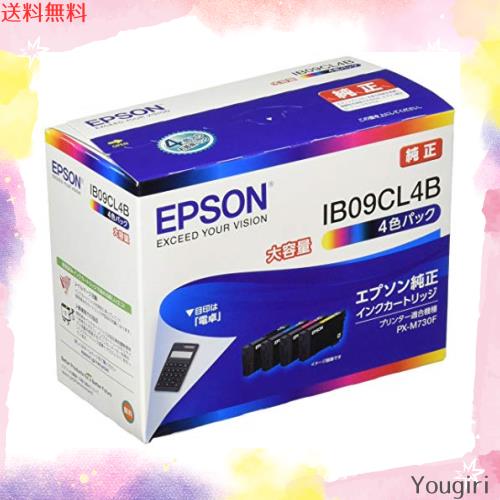 エプソン 純正 インクカートリッジ IB09CL4B ４色パック 大容量インク