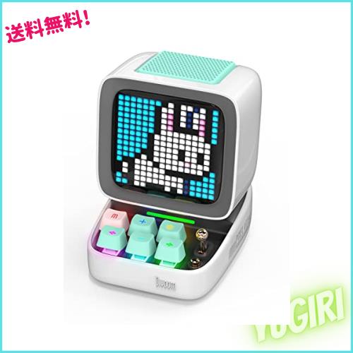 Divoom Ditoo-ProポータブルBluetoothスピーカー3.55インチLEDスクリーンピクセルディスプレイ、DSPワイヤレススピーカーAPPコントロール