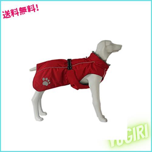 ASMPET 犬 服 冬 コート 防寒 犬 ベスト 綿服コート 防風 暖かい 犬 ダウンジャケット 秋冬 防水 背中開き 犬 コート 大型犬 防寒服 着脱の通販は