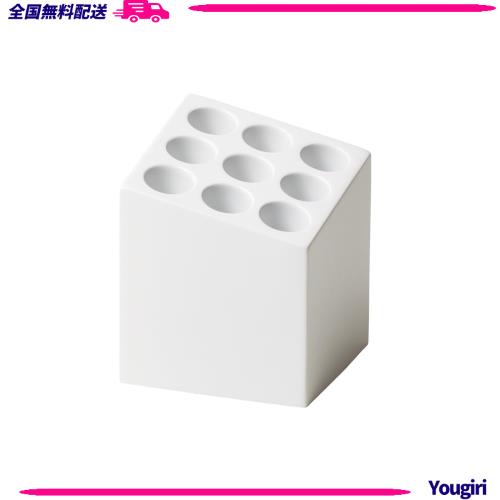 ideaco(イデアコ) 傘立て マット ホワイト 9本挿し CUBE(キューブ)の通販は 5,373円