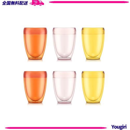 BODUM ボダム グラス コップ タンブラー PAVINA OUTDOOR パヴィーナアウトドア プラスチック ダブルウォールタンブラー 350ml 6個セット の通販は