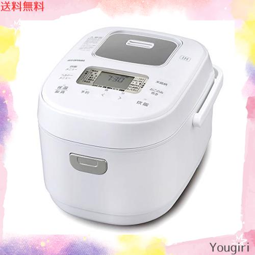 アイリスオーヤマ IH炊飯器 3合 IH式 40銘柄炊き分け機能 極厚火釜 玄米 2020年モデル ホワイトレーベル WLRC-IK30-Wその他キッチン家電