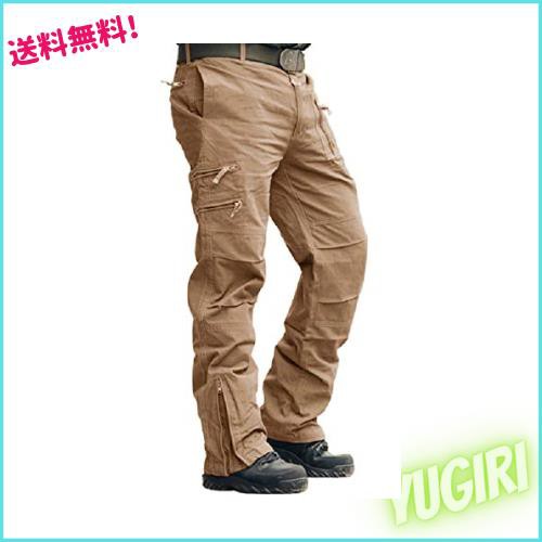 [TACVASEN] ワークパンツ メンズ トレッキングパンツ 防寒 アウトドアパンツ 大きいサイズ 軍パン アメリカン 秋冬 おしゃれ ブラウン 3Xの通販は