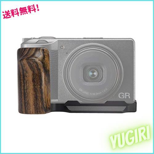 WEPOTO Ricoh GR III GR IIIx 用ハンドグリップメタル黄金檀木材(GP-GR3)の通販は