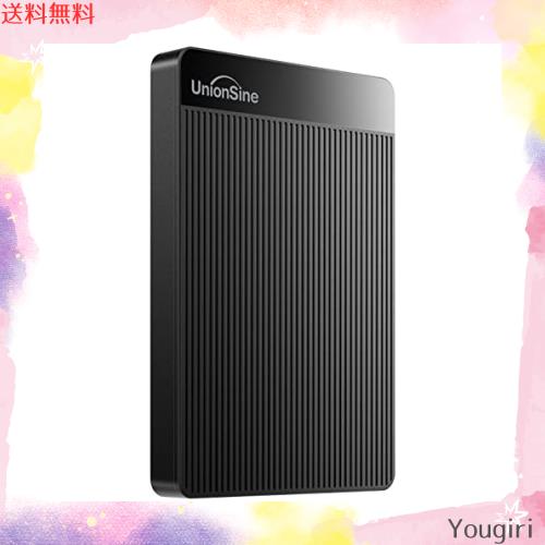 UnionSine 外付けハードディスク超薄型外付けHDDポータブルハードディスク メカニカルハードデイスク 1TB 2.5インチ USB3.0に対応 PC/Mac