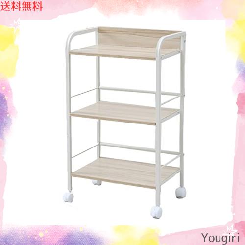 [山善] ラック キャスター付き 3段 カラーボックス用収納ボックス対応 ロボット掃除機が通れる 棚 幅42×奥行27.5×高さ74.5？ 組立品 ナの通販は 5,780円