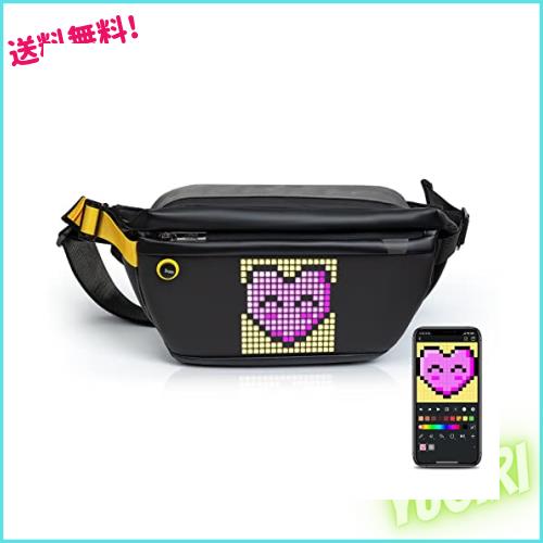 [Divoom] Pixoo Sling Bag ピクセルアート ボディバッグ ショルダーバッグ 斜めがけバッグ ワンショルダーバッグ 人気 ブランド 防水 スの通販は