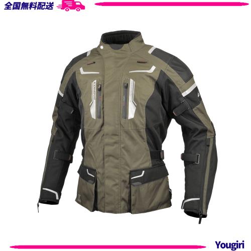 [KOMINE] バイク用 フルイヤージャケット JK-597 1283 オールシーズン向け 防水 防寒 CE規格 ストレッチ素材 プロテクター 07-597 メンズ