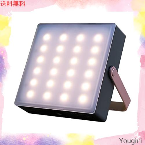[山善] LED ランタン 充電式 10050mAh 防災 IP44 防水 防塵 調色3段階 明るさ4段階調整 軽量 コンパクト BBL-300(BK)