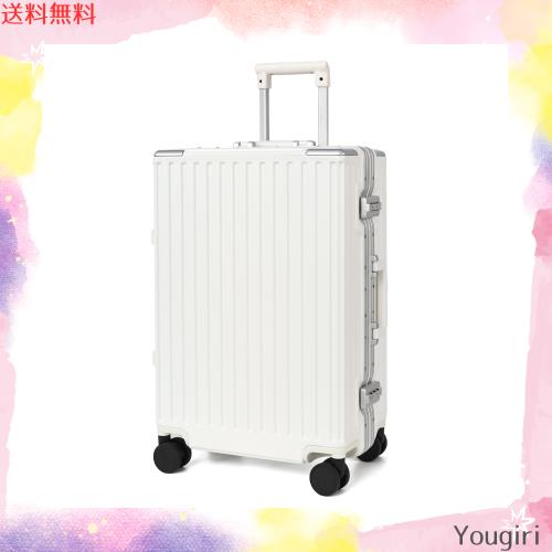 タビトラ スーツケース キャリーケース アルミフレーム TSAロック ダブルキャスター 大容量 大型 機内持込 レ : [タビトラ] スーツケース 大型 人気 キャリーバッグ TSA