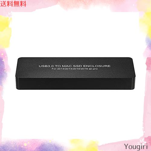 NFHK Mac Air Pro 2013 2014 2015 2016 SSD ポータブルケース USB 3.0から16+12ピンモバイルボックス HDDエンクロージャの通販は