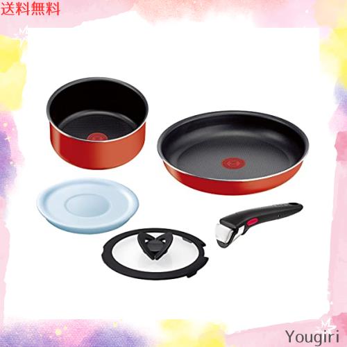 ティファール(T-fal) インジニオパプリカレッドセット5