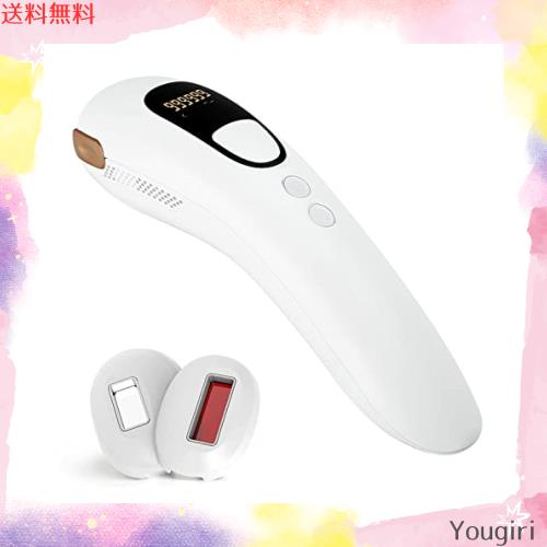 OSSIGENO 脱毛器 冷感脱毛器 IPL光脱毛器 5段階調節可能 99万発照射 男女兼用 全身脱毛 ホワイトの通販は 6,661円