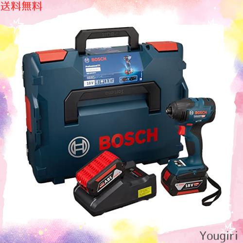 Bosch Professional(ボッシュ)18V コードレスインパクトドライバー (5.0Ahバッテリーx2個･充電器･ベルトフック・キャリングケース付) GDR