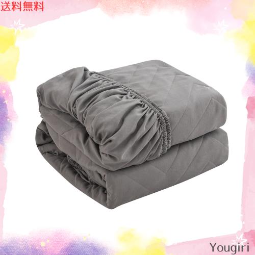 パッド一体型ボックスシーツ キング 180x200x30cm 薄型 敷きパッド オールシーズン快適 ベッドパッド 防ダニ 抗菌防臭 吸汗 速乾 全周ゴの通販は 4,808円