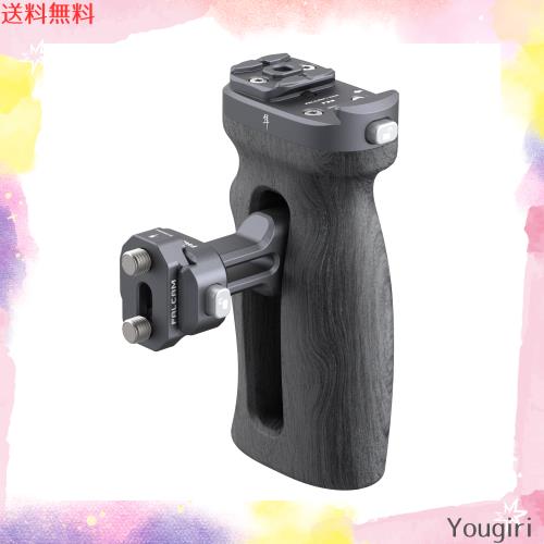 ULANZI サイドハンドル F22 クイックリリース 1/4ネジ付き ミカルタ素材 軽量 サイドフォーカスハンドル 左右使用可能 上下調整可能の通販は