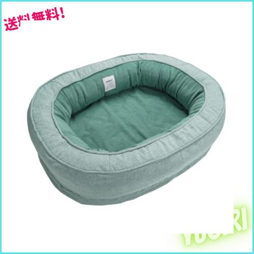 AKAGIICHI 犬 ベッド 猫 ベッド ペットベッド ペットソファー ペットクッション 寒さ対策 枕付き クッション性が 高反発 猫 小型犬 中型