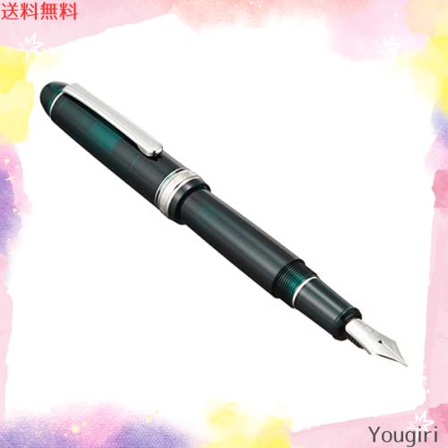 プラチナ万年筆 万年筆 F 細字 3776 センチュリー ロジウムフィニッシュ ローレルグリーン PNB-18000CR 41-2 両用式 正規輸入品