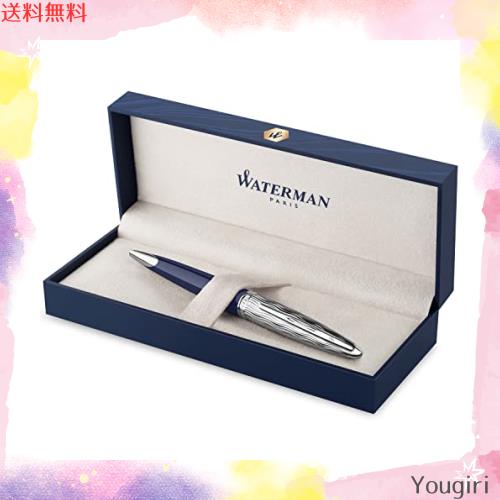 Waterman ウォーターマン ボールペン カレン・デラックス ブルーST スペシャルエディション 中字 油性 ギフトボックス入り 正規輸入品 21