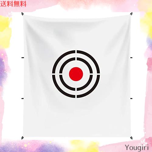 ゴルフターゲット 標的 的 ゴルフターゲット練習用 ターゲット 1.8×1.5m 衝撃吸収 騒音軽減 印刷鮮明 室内屋外用