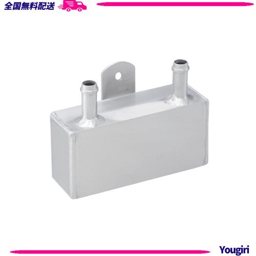 キジマ (kijima) バイク バイクパーツ オイルキャッチタンク アルミ製 角型 250cc 取り出し口φ12 106-1152 シルバーの通販は