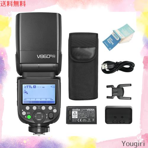 【Godox正規代理】Godox V860III-N カメラフラッシュ TTL 2.4G GN60 5300K Speedlite HSS 1 / 8000s 高速同期 ストロボ スピードライト 2の通販は