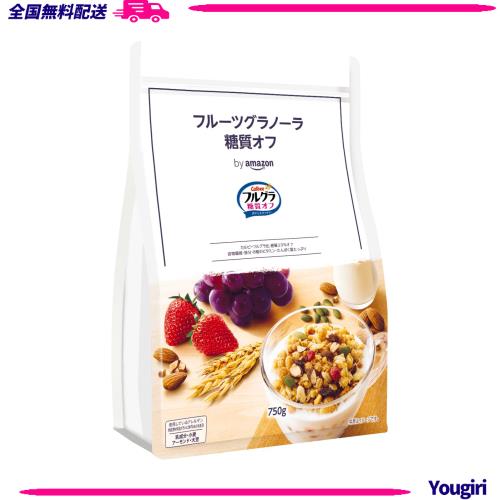 by Amazon カルビー フルグラ 糖質オフ 750g×6袋 (SOLIMO)