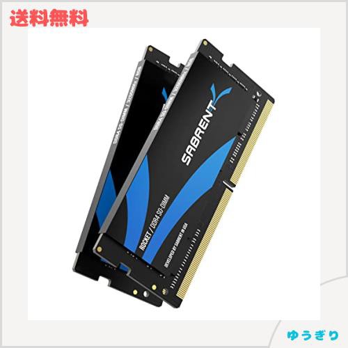 SABRENTロケット 16GB (2x8GB) DDR4 SO-DIMM 3200MHzメモリモジュール | ノートPC、ウルトラブック、ミニPC用(SB-DDR8X2)の通販は