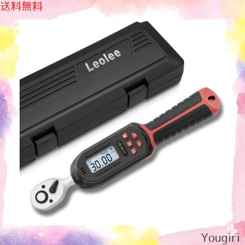 Leolee デジタルトルクレンチ 1.5-30Nm(6.35mm) 内蔵ブザー及びLED警告灯 高精度 双方向ラチェットヘッド 自転車 自動車 エンジン修理 タの通販は 9,115円