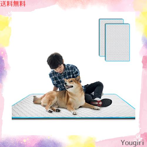TiTiSNUGY ペット用おしっこマット ペットマット トイレシート 介護 【健康状態の観察】 2枚セット 140 x 90cm 下敷きマット 四重構造 防の通販は 5,565円