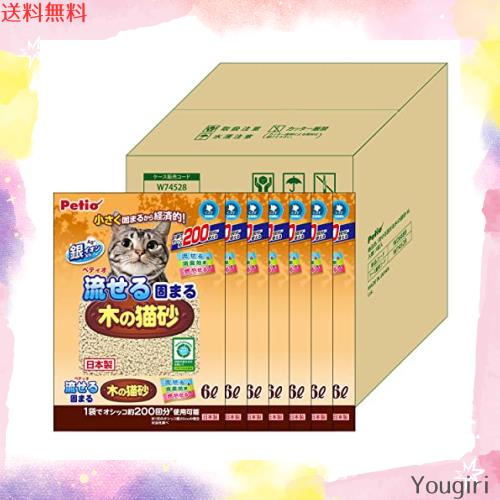 ペティオ (Petio) 流せる固まる木の猫砂 6L×7個 ケース販売 5,452円
