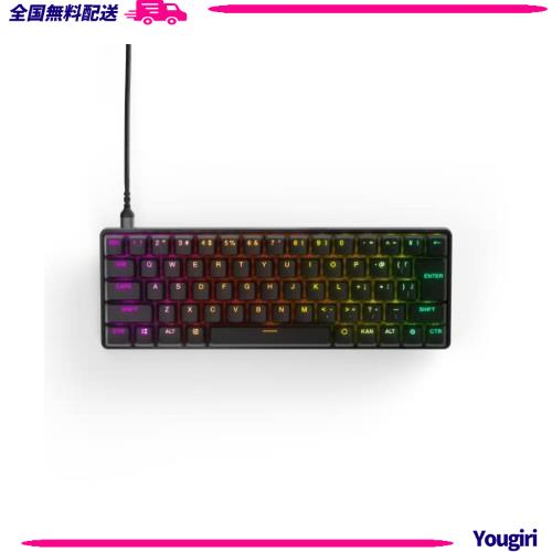 SteelSeries ラピッドトリガー 搭載 ゲーミングキーボード ミニサイズ Apex Pro Mini JP 有線 日本語配列 OmniPointスイッチ 2ーinー1アの通販は 27,721円