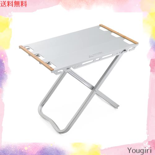 デイトナ(Daytona) バイク用 キャンプ テーブル 連結可能 ソロでもグループでも フラットアルミテーブル520 シルバー 29774 Free Size