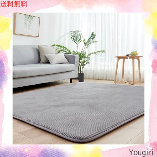カーペットラグ 極厚 ラグマット 2畳 高反発 185×185cm 厚手 35mm 冬 床暖房対応 カーペット 洗える 滑り止め付 じゅうたん 防ダニ 抗菌の通販は 8,494円