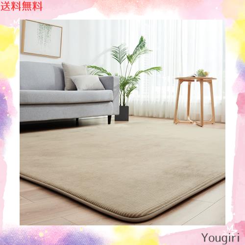 カーペット ラグ ラグマット 2畳 185×185cm 極厚 35mm ホット カーペット カバー 洗える 滑り止め付 じゅうたん 床暖房対応カーペット の通販は