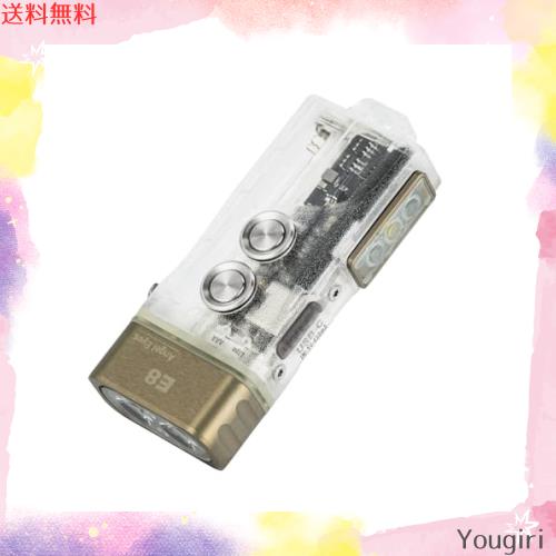 RovyVon E8 懐中電灯キーリング 700 ルーメン 充電式 AAA 懐中電灯、白、赤、青のライト、ロックアウトモード、防水、家庭用および屋外用の通販は 10,740円