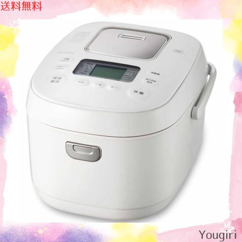 アイリスオーヤマ 炊飯器 5.5合 IH式 50銘柄炊き分け機能 極厚火釜 玄米 2022年モデル ホワイト RC-IKA50-Wの通販は