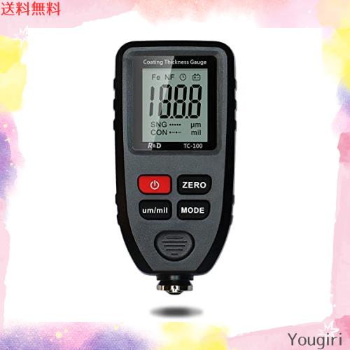 膜厚測定片手で簡単に塗装面のデジタル膜厚計, 鉄系＆非鉄系のデジタル膜厚計自動車の塗装やペイント作業の塗装膜厚計のデジタル膜厚計 (の通販は