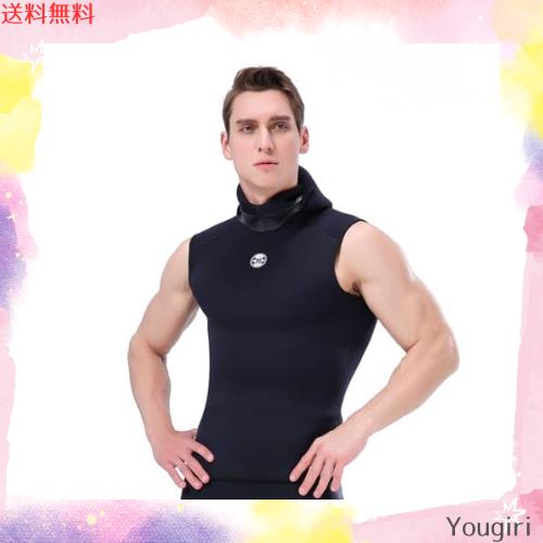 MORGEN SKY ウェットスーツ 3mm メンズ ウェットベスト フード ベスト インナー 保温 裏ジャージ フィッシン スピアフィッシング 素潜り の通販は 7,013円