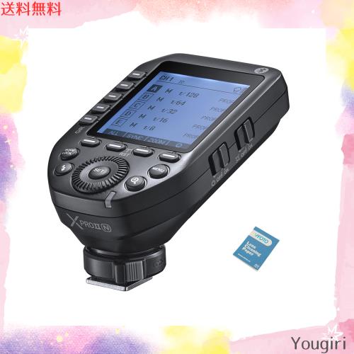 Godox XProII-N ワイヤレス フラッシュトリガー i-TTL 高速同期 1/8000s Xシステム 2.4G送信器 超大LCDスクリーン Nikon ニコン 一眼レフの通販は