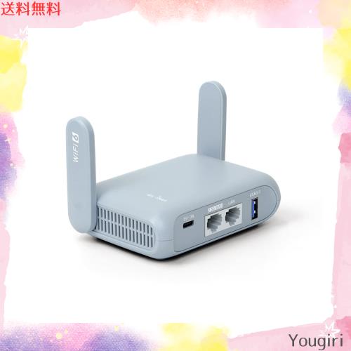 GL.iNet WiFi6 ルーター VPN 無線LAN トラベルIPv6対応 2.5Gbps