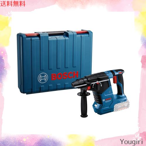 Bosch Professional(ボッシュ) 18Vコードレスハンマードリル(本体のみ、バッテリー・充電器別売り・キャリングケース、サイドハンドル付の通販は 29,650円